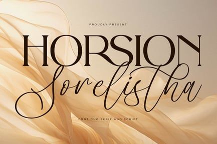 Horsion Sorelistha Font Duo