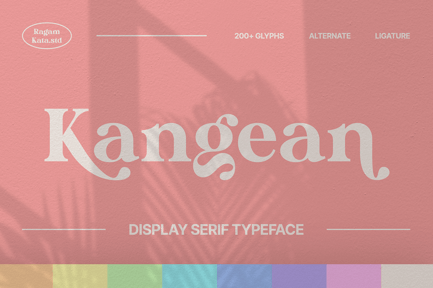 Kangean – Retro Serif Font