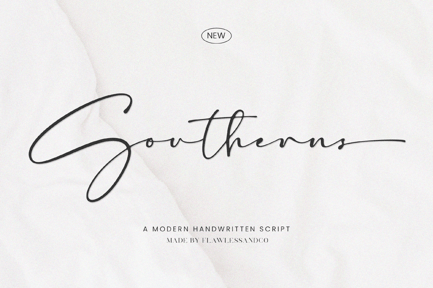 Southerns Script Handwritten Font