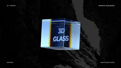 3D Glass Logo