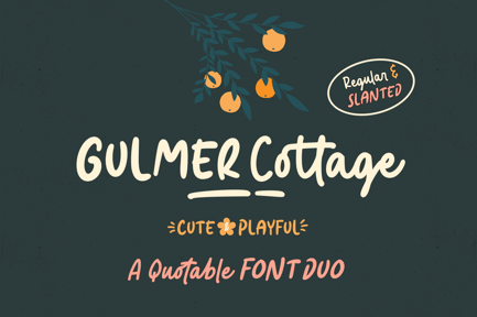 Gulmer Cottage Font Duo