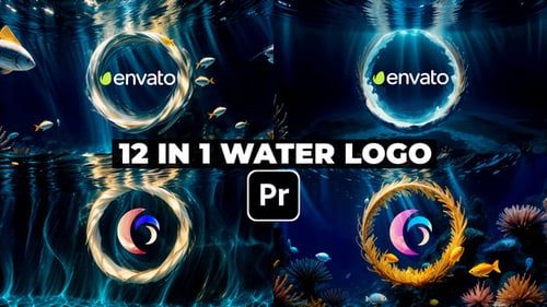 Underwater Abstract Logo Reveal