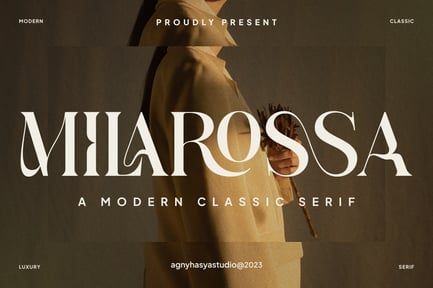 Milarossa – A Modern Classic Serif