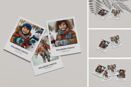 Polaroid Photo Mockup