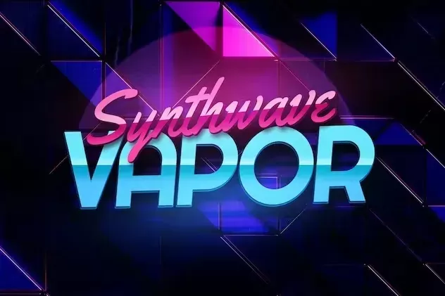 Synthwave 80s Retro Text Effect
