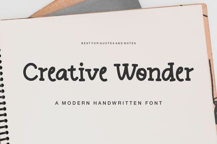 Creative Wonder Handwriting Font YH