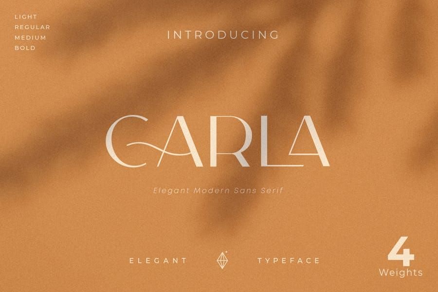 Carla Sans – Elegant Typeface