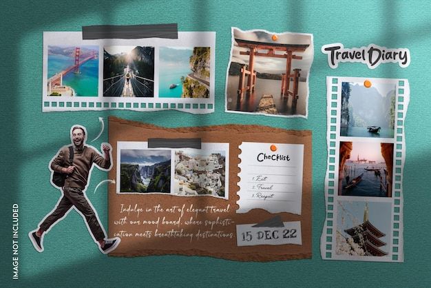 Moodboard mockup template