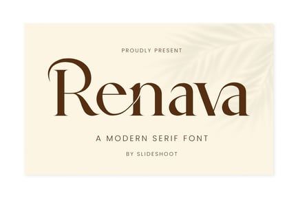 Renava Serif Font