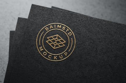 Luxury Paper Logo Mockup