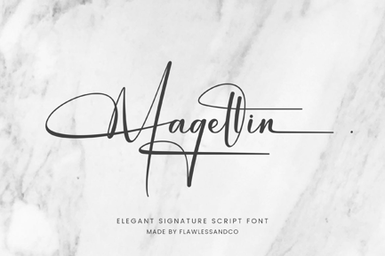 Magellin Elegant Signature Script Font