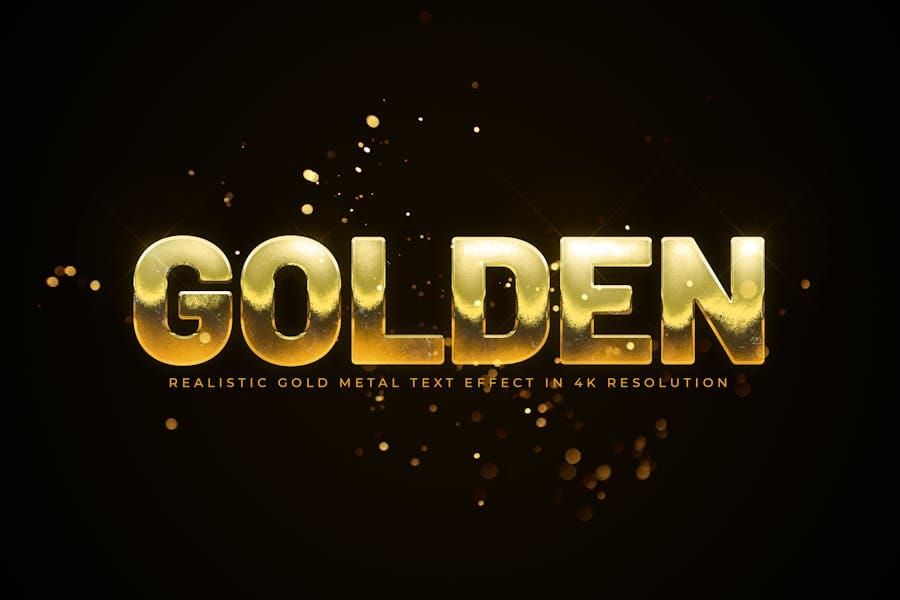 Gold Text Effect