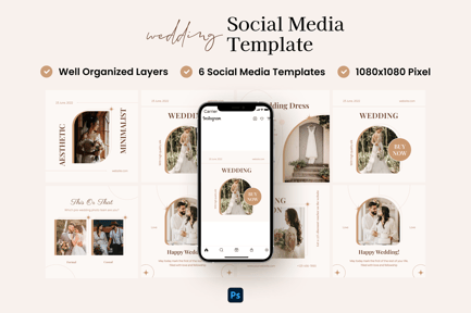 Wedding – Social Media Template