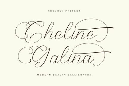 Cheline Galina Modern Calligraphy