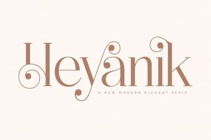 Heyanik Modern Serif Font