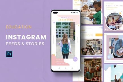 Education Instagram Feed & Stories