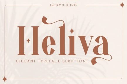 Heliva Elegant Serif Font