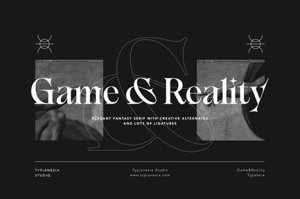 Game & Reality – Elegant Fantasy Serif