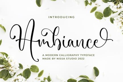 Ambiance – Wedding Font