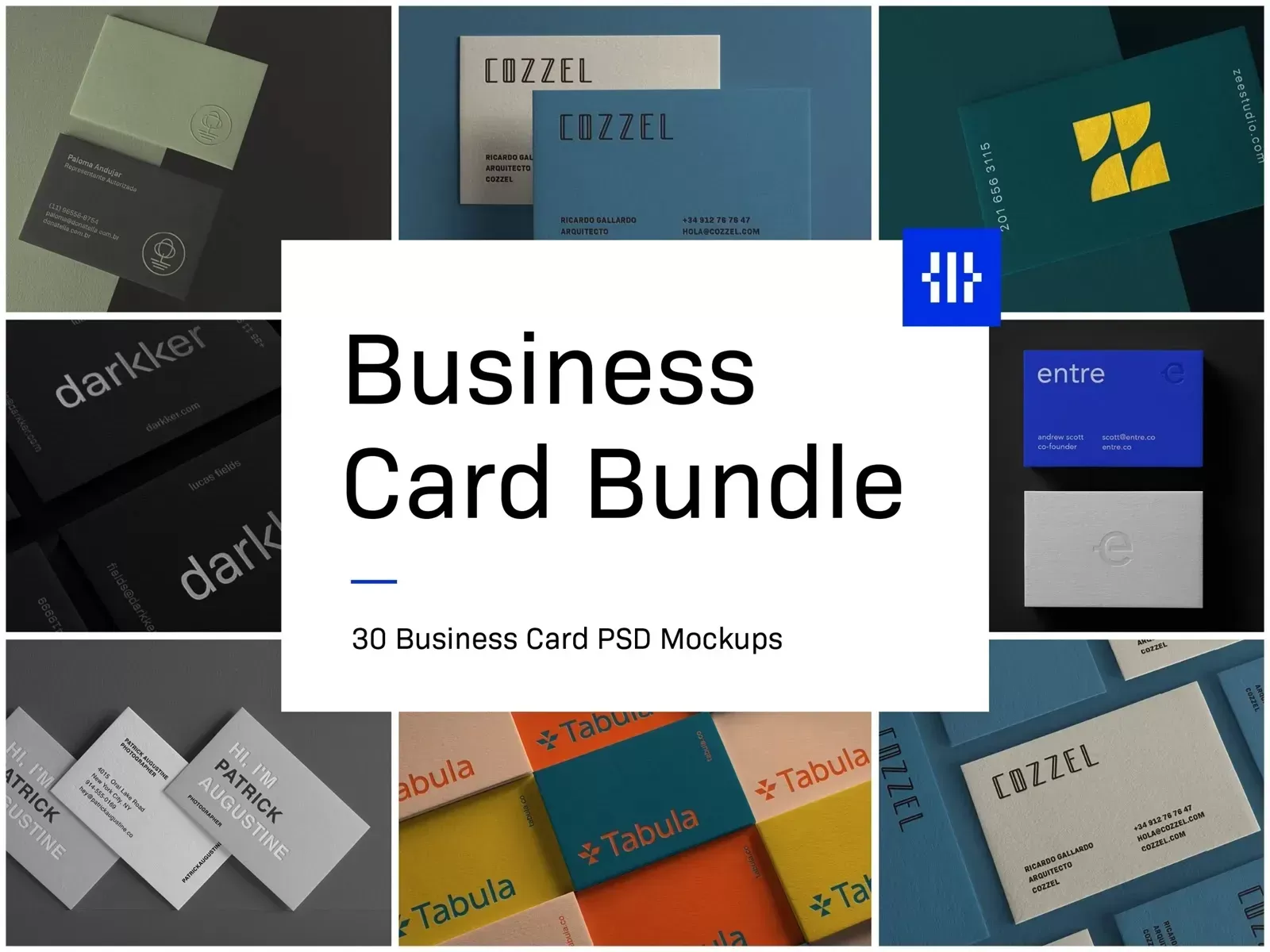 Business Card Mockup Bundle