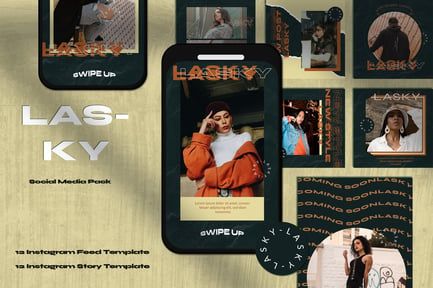 LASKY Instagram Template