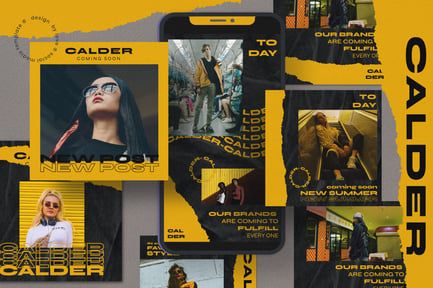 Calder Post Story Social Media Template