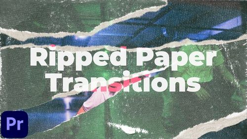 Ripped Paper Transitions MOGRT