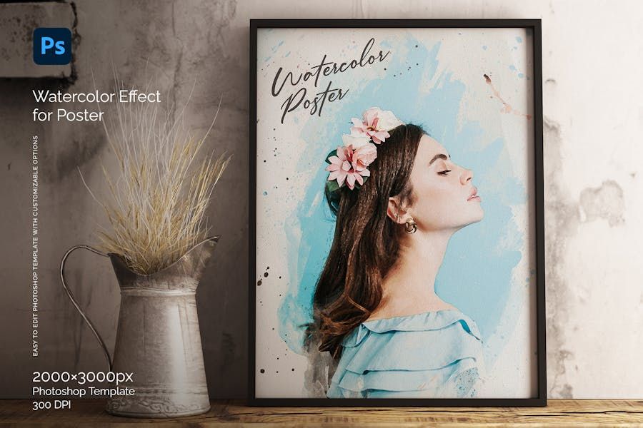 Watercolor Effect for Poster