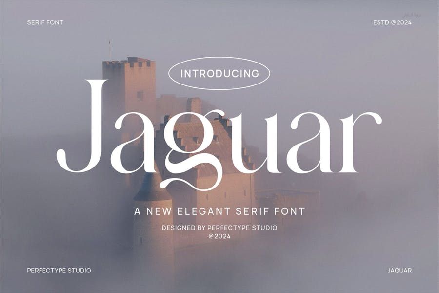 Jaguar Elegant Serif Font Typeface