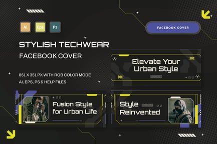 Stylish Techwear – Facebook Cover