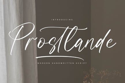 Prostlande Modern Handwritten Script