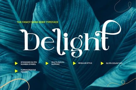 Delight – Fancy Sans Serif Font