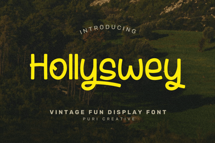 Hollyswey – Vintage Fun Display Font