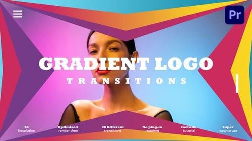 Gradient Logo Transitions