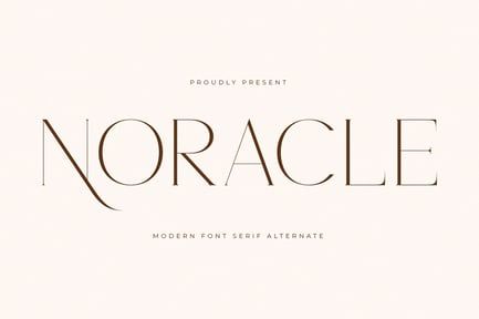 Noracle Modern Serif Font