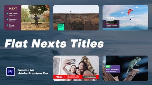 Flat Nexts Titles | MOGRT