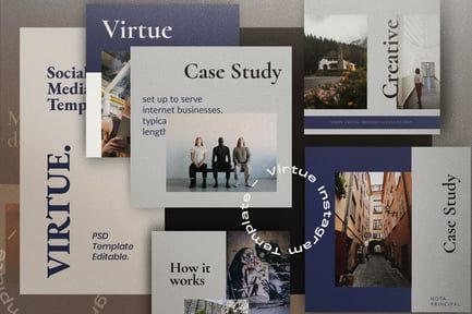 VIRTUE – Social Media Template + Stories