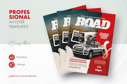 Towing Flyer Templates