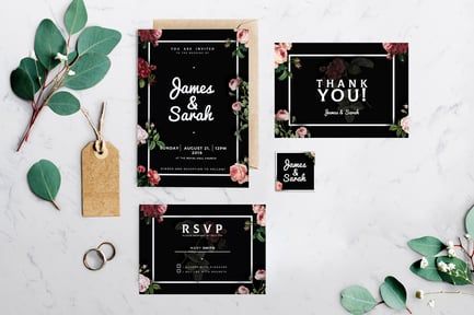 Elegant Wedding Invitation