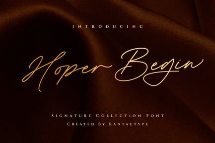 Hoper Begin Handwritten Font