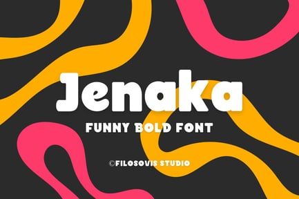 Jenaka | Bold Font