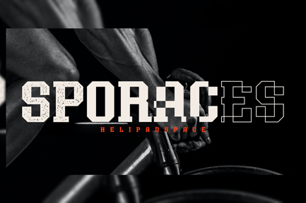 HS Sporaces – An Experimental Slab Serif Font