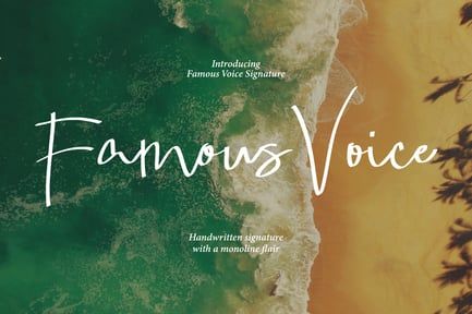Famous Voice – Casual Signature
