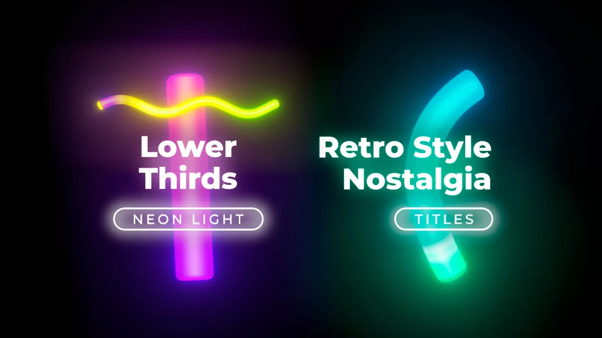 Neon Lower Thirds