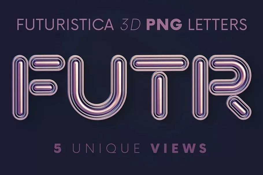 Futuristica – 3D Lettering