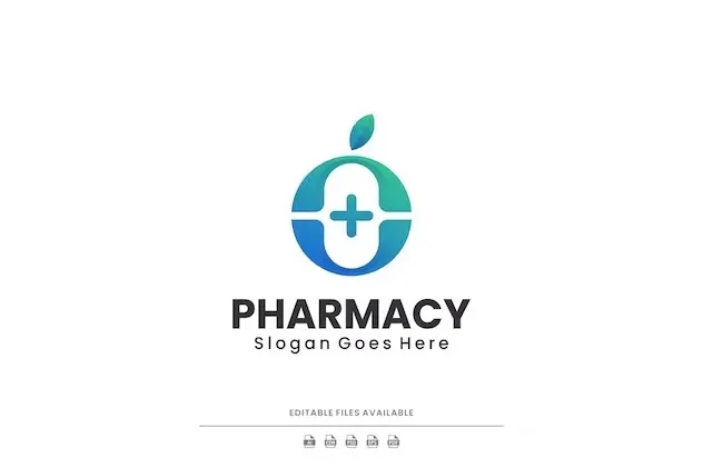 Pharmacy Gradient Colorful Logo