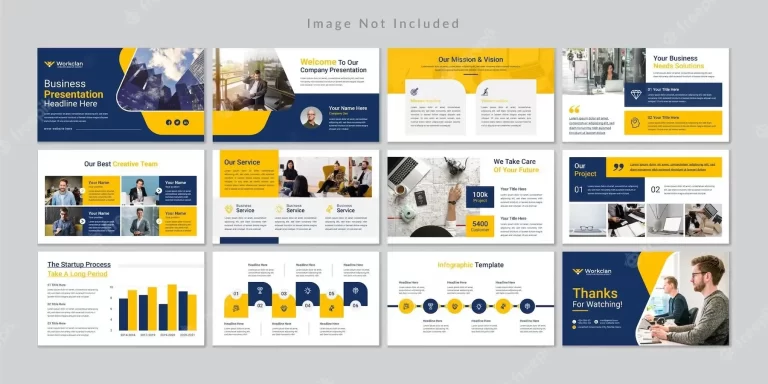 Business slides presentation template