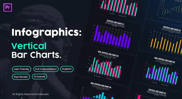 Vertical Bar Charts for Premiere Pro