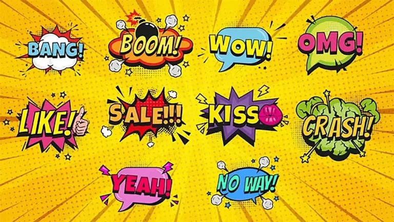 Comic Bubbles | Editable Cartoon Titles