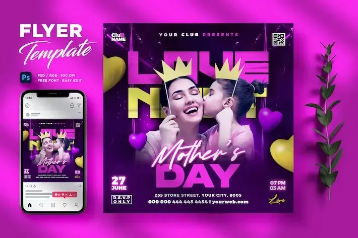 Mothers Day Flyer
